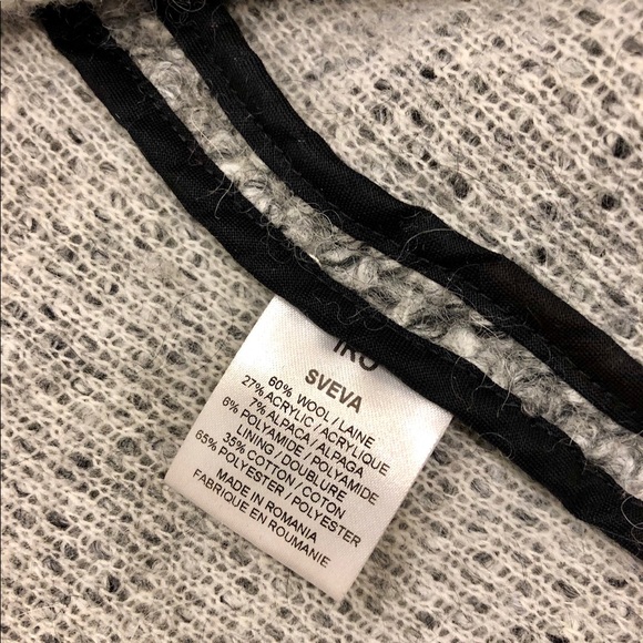 IRO Sveva grey wool boucle jacket - Picture 2 of 2